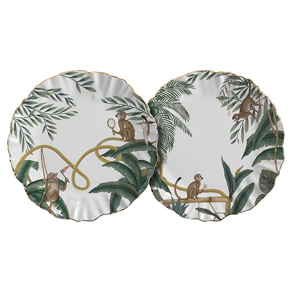 Prato Raso Playfull Branco (unidade)