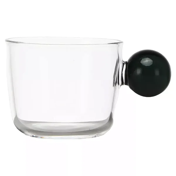 Xícara de Café Dots Black 120ml