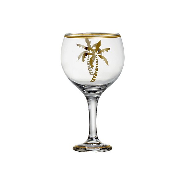 Taça Gin Coqueiro Dourado