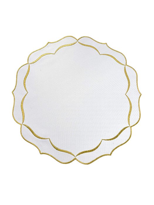 Americano Nylon Branco com Dourado
