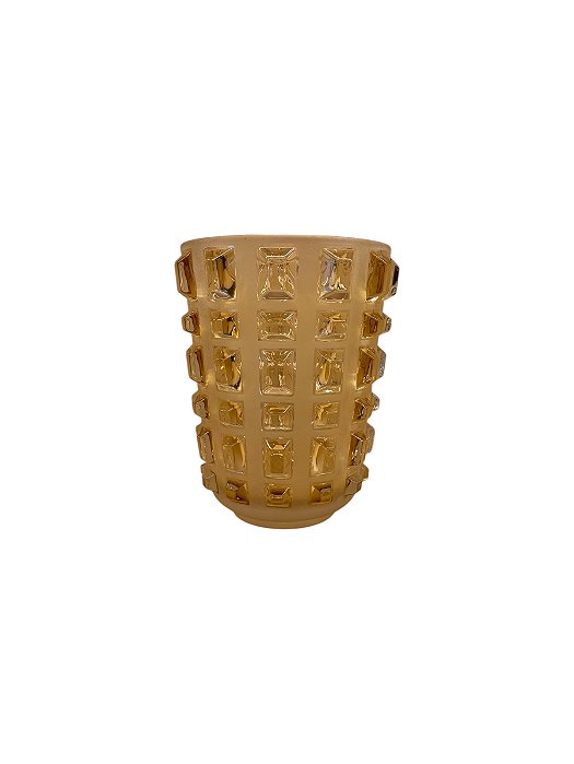 Vaso Quadrata Âmbar M 21cm