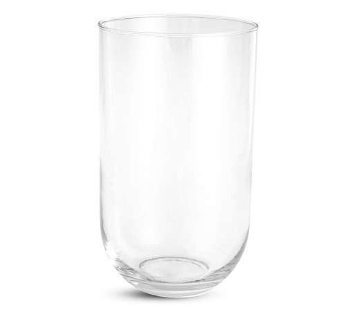 Vaso Decorativo em Vidro Transparente 18x18x31cm