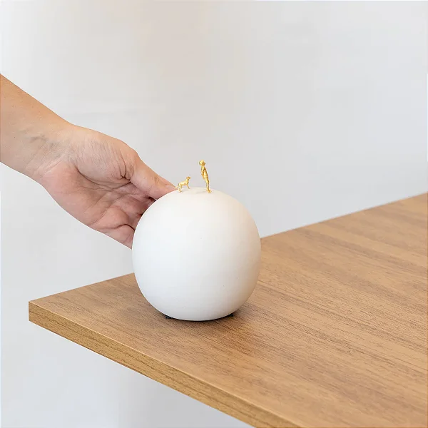 Escultura Mundinho Quando Eu Parti