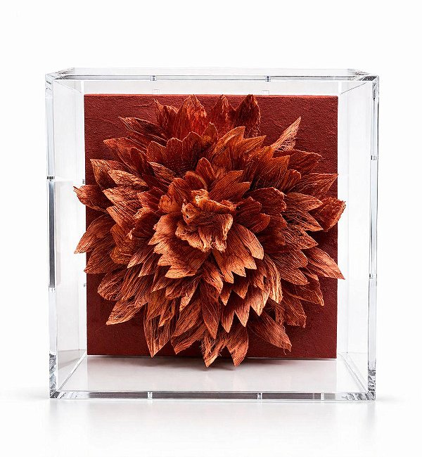 Caixa Decorativa Cris Rosa 23x23x11cm