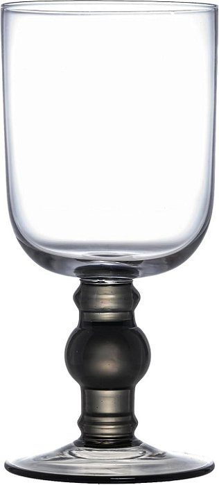 Jogo 2 Taças de Vidro Fume 350ml para Água
