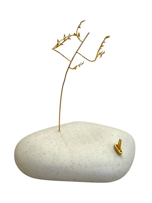 Mundinho Atracar Areia Escultura Decorativa