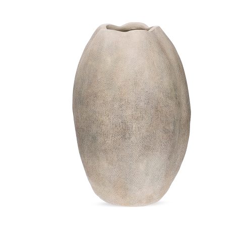 Vaso Tebas G em Fibra de Vidro 52,5cm alt x 38cm diam