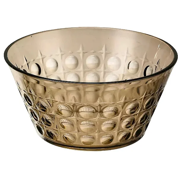 Bowl Acrílico Marrom Esfera P 15cm
