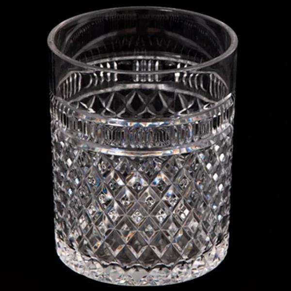 Copo Acrílico Lapidado Whisky 390ml