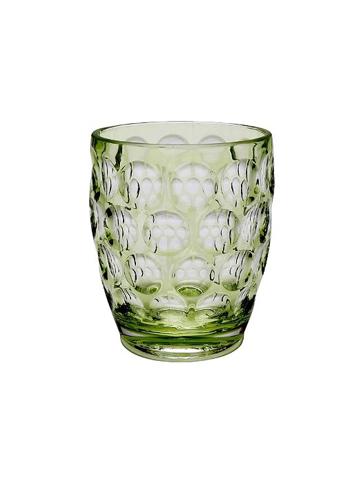 Copo Acrílico Círculos 430 ml Verde