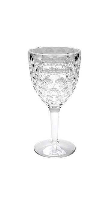 Taça Acrílico Círculos 440 ml Transparente