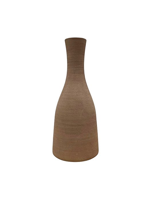 Vaso Decorativo de Cerâmica Marrom (46A x 18D cm) AO0016