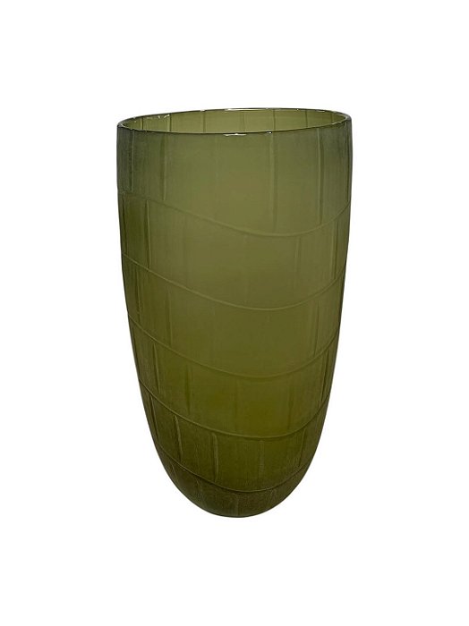 Vaso de Vidro Verde Claro (35 Alt x 18 diam) DK0081