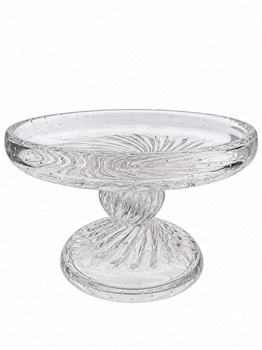 Boleira em Murano Transparente 31cm Martina