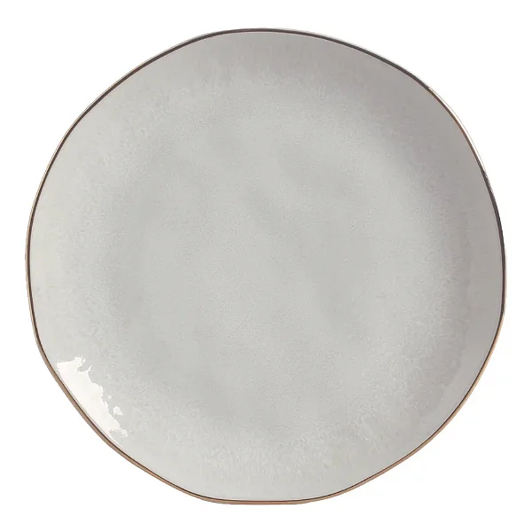 Prato Raso Orgânico Lua Gold 6 pcs 26,5cm