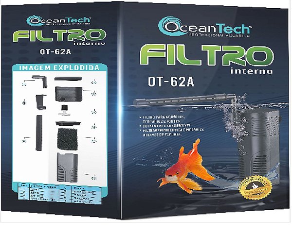 Filtro Interno Ot-062a (300l/H) 220v  -  Ocean Tech