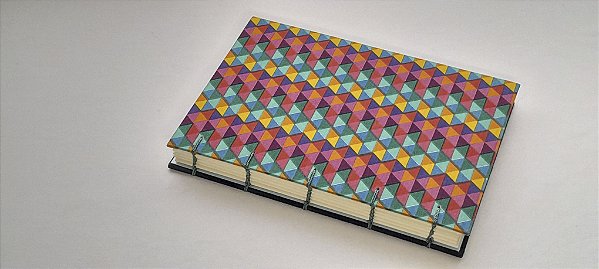 Caderno Costura Aparente Colorido