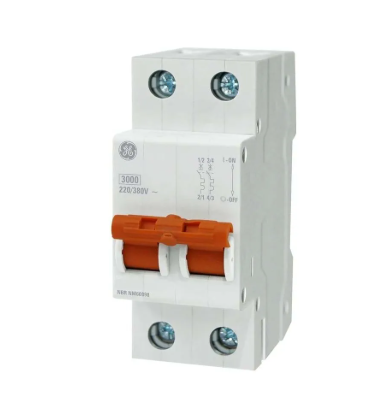 Minidisjuntor Bipolar 16a curva c 220v  5ka g32slc16 - ge