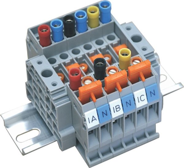 Bloco de Aferição para 3 Transformadores de Corrente (circuito a 3 fios) :CWBAN-3TC - CONNECTWELL