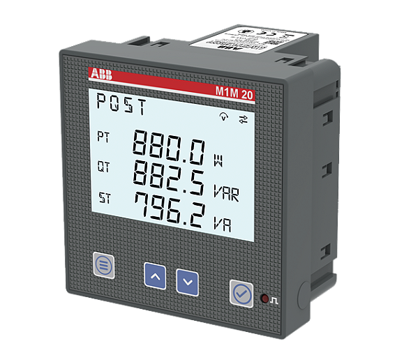 Multimedidor m1m 20 Ethernet comunicação Modbus tcp conexão a tc m1m 20 Ethernet: 2taz662014r2000 - abb