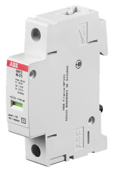 Protetor Surto Classe II 230/400v dps ovr t2 40 275 :2ctb804201r1100 - abb