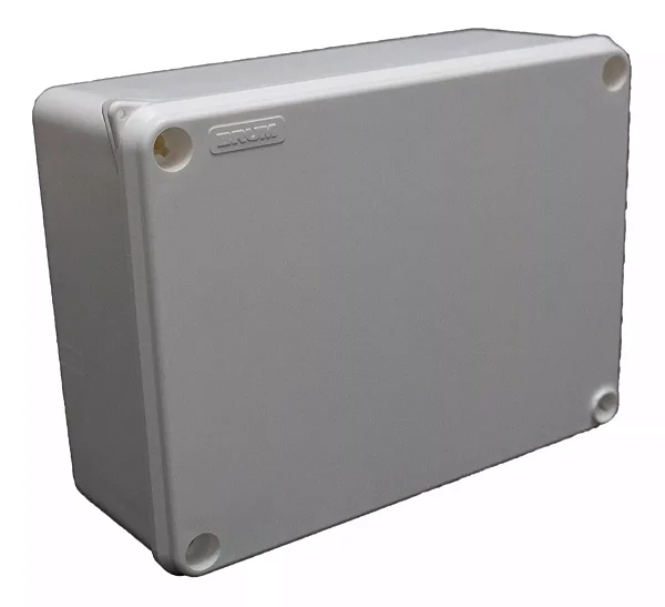 Caixa de Passagem Elétrica 190x140x70 Sobrepor pvc - brbo4 - brum
