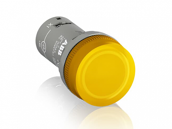 CL2-502Y -Sinalizador Comando Compacto Amarelo 22 mm c/led Integrado 24 Vca/cc :1SFA619403R5023 -ABB