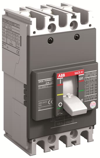 Disjuntor Tripolar 550v 125a Rele Termomagnético a1c 125 tmf 125-1250 3p f f: 1sda066720r1- abb