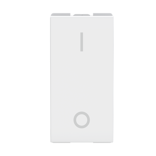 Modulo Interruptor Bipolar simples 16A 110-250V 1 modulo branco Origen N0101.2 BL :2CLA010120N1102 -ABB