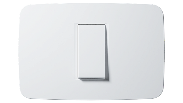 Conjunto 4X2 1 Interruptor simples 16A 110-250V 1 Modulo Branco Origen N0501 BL :2CLA050100N1102 -ABB