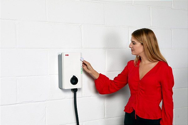 Cartão magnético por aproximação, RFID, padrão MIFARE, branco, 5 unidades:ABB6AGC082176-abb