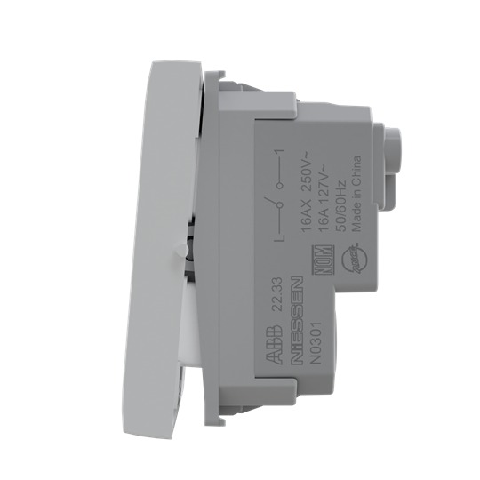 Modulo interruptor simples 16A 110V- 250V 3 modulos branco Origen N0301 BL :2CLA030100N1102 - ABB