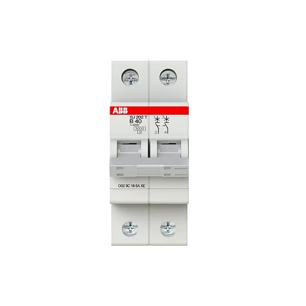 Minidisjuntor Bipolar 10a 5ka/3ka em 220v/380v Termomagnético Curva b sj202t-b10 :2taz144200r0105-abb