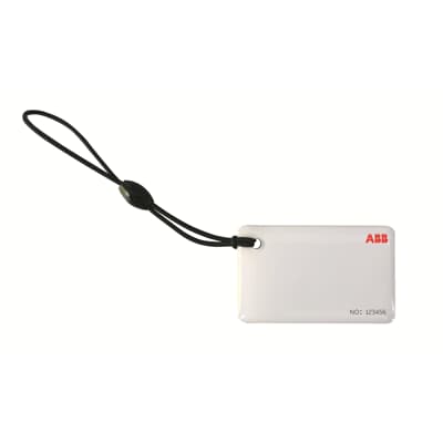 Cartão magnético por aproximação, RFID, padrão MIFARE, logo ABB, 5 unidades :ABB6AGC082175-abb