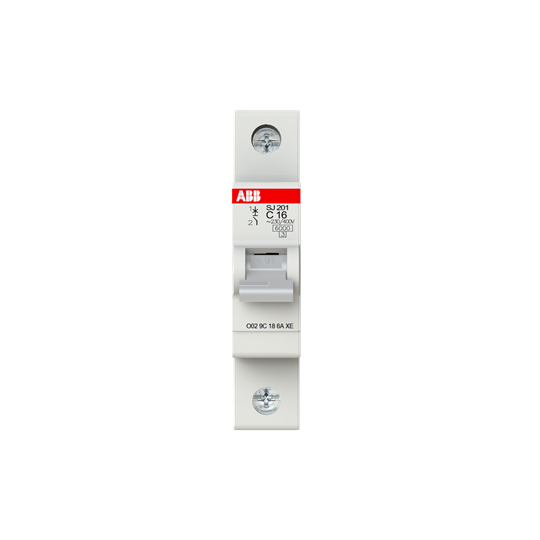 Minidisjuntor Monopolar 40a 5ka/3ka em 127v/220v Termomagnético Curva c sj201t-c40: 2taz144100r0404-abb