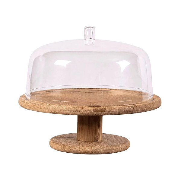 Boleira de Bambu e Pé 27 cm