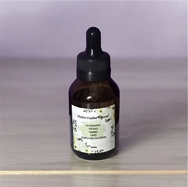 Tônico Capilar Natural e Artesanal 60 ML