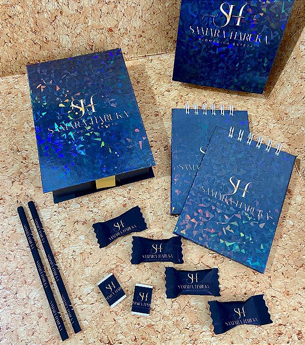 Kit Curso Caixa 12x18 + Bloco A6