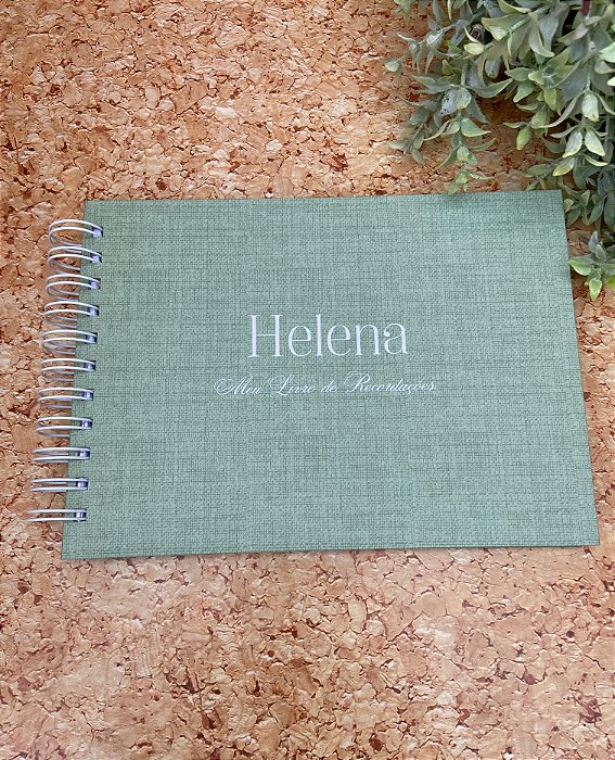 Livro do Bebê Plus Personalizado Linho