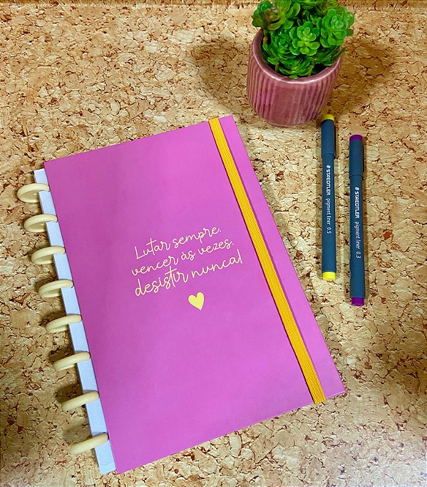 Caderno de Disco Personalizado com seu nome