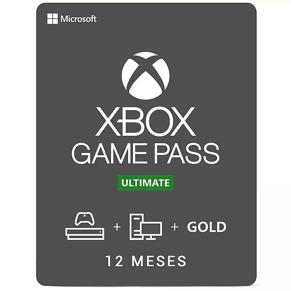 Xbox Game Pass Ultimate 9 Meses Código 25 Dígitos Brasil