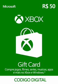 Cartão Presente (Gift Card) R$50 – Xbox / Microsoft Store