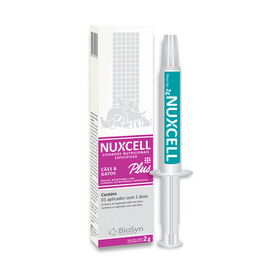 Suplemento Nuxcell Plus para Cães e Gatos 2g
