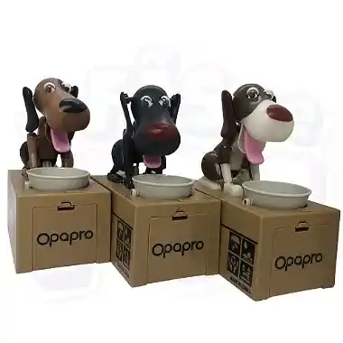 Mini Cofre Cachorrinho Come Moedas – Economia Divertida para Todas as Idades!