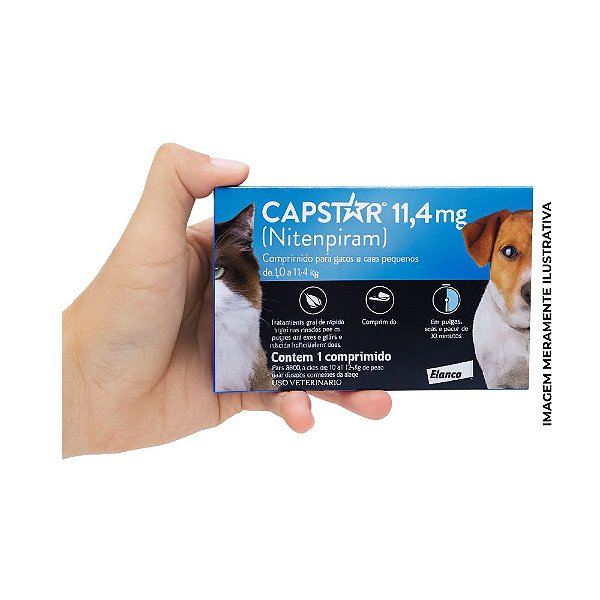 Capstar Comprimidos - Antipulgas Oral para Cães e Gatos