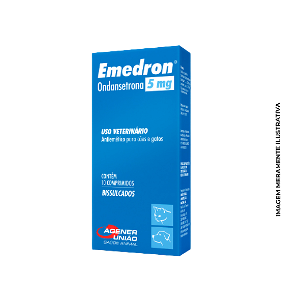 Emedron – Antiemético para Cães e Gatos | Ondansetrona 5 mg, 10 mg e 20 mg