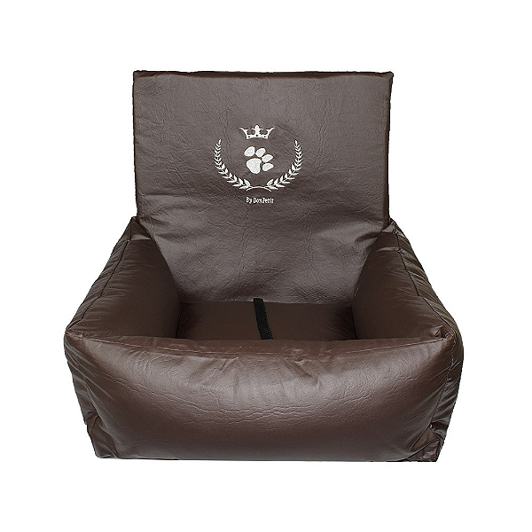 Caminha Cadeirinha Aberta de couro para Pets