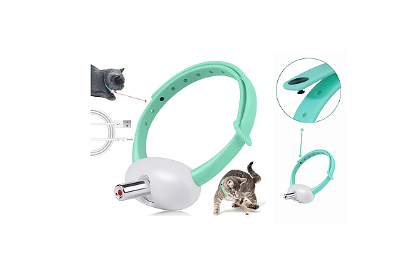 Coleira para Gato com Laser Interativo