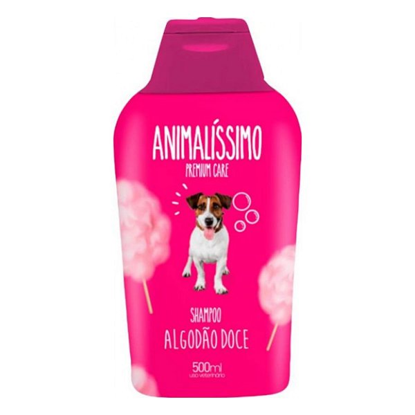 Shampoo para Cachorro Algodão Doce 500ml Premium Animalíssimo