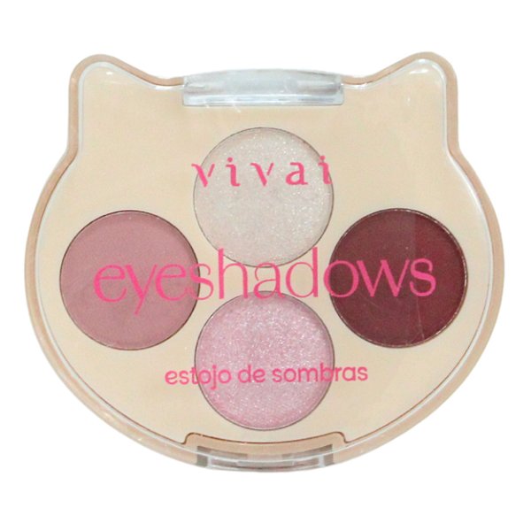 Sombras Gatinho Estojo 4 Cores Vivai 4126.1.1